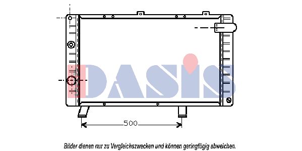 AKS DASIS Radiaator,mootorijahutus 161130N